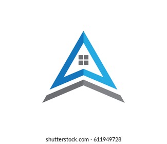 A Letter Property Logo Template