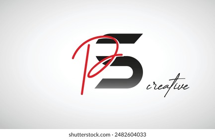 Letra PS Creative Clean Logo Design