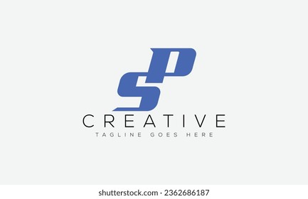 Letter PS logo design template vector illustration.