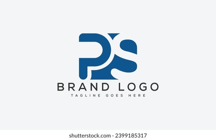 letter PS logo design vector template design for brand.