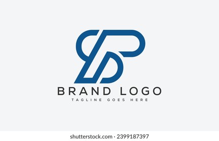 Brief PS Logo Design Vektordesign für Marke.