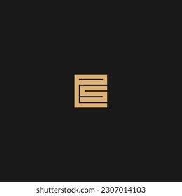 Letter PS logo icon design template elements
