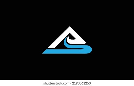 Letter PS or RS vector Logo Template abstract Design