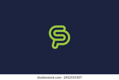 letter ps or sp logo icon design vector design template inspiration