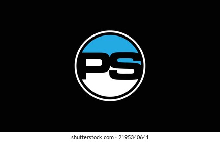 Briefing PS oder SP Vektor Logo Vorlage abstrakte Design.