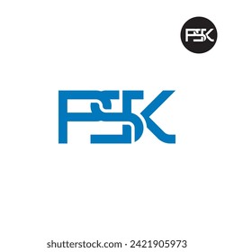 Letter PSK Monogram Logo Design