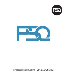 Diseño de logotipo de monograma PSQ