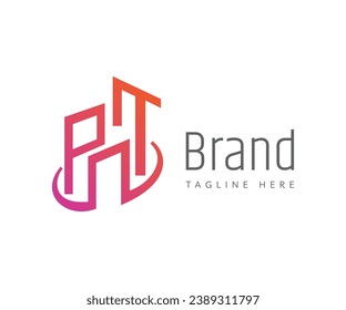 Letter PT logo icon design template elements. Usable for Branding and Business Logos.
