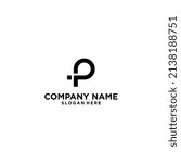 Letter PT T P Logo Design Simple Vector