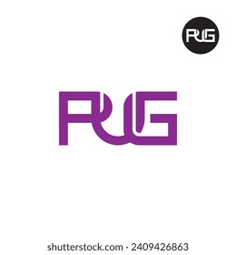 Letter PUG Monogram Logo Design