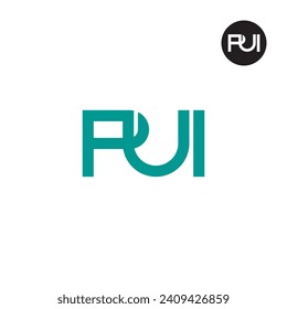 Letter PUI Monogram Logo Design