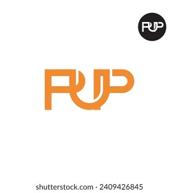 Letter PUP Monogram Logo Design