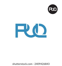 Letter PUQ Monogram Logo Design