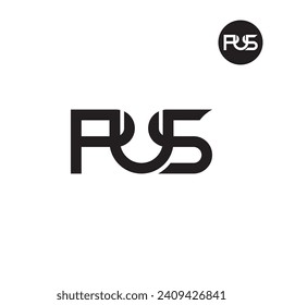 Letter PUS Monogram Logo Design