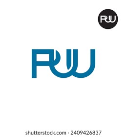 Letter PUU Monogram Logo Design
