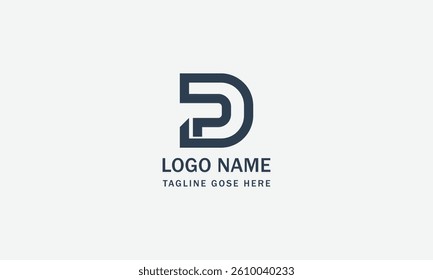 letter pv initial logo design