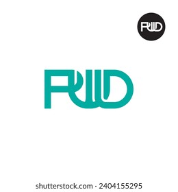 Letter PWD Monogram Logo Design