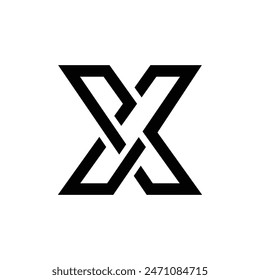 Letter Px or Xp creative initial logo