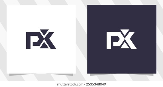 letra px xp design do logotipo