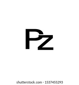 Letter PZ New Logo Vector