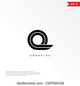 Letter Q abstract logo design template. Universal vector icon. Modern logotype symbol. eps10