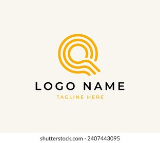 Letter Q Abstract Logo logo design