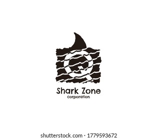 Letter Q Abstract Logo. Sport Icon Logo created with Shark fin shape and alphabet design