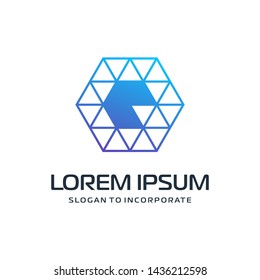 Letter Q abstract Logo Template.construction concept. digital technology logo -vector