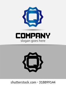 Letter q Alphabetical Logo Design Concepts
