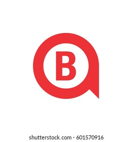 letter q with letter b inside logo