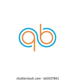 letter q and b logo