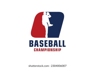 Letter Q with Baseball Logo Design. Vector Design Template Elements for Sport Team or Corporate.