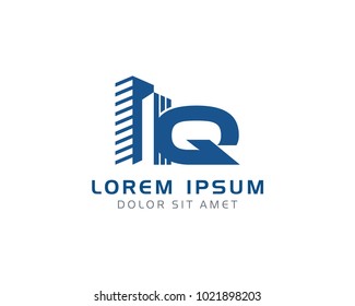 Letter Q With Building Logo Design