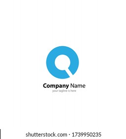 letter q business logo concept on white background