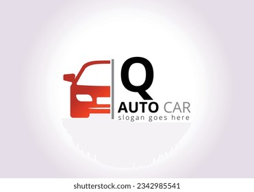 Letter Q Car Logo Design Template Inspiration, Vector Illustration, Vehicle Logo, Automotive Logo