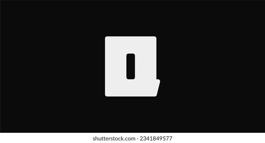 Letter Q concept, typography logo concept, monogram logo and initials letter logo, modern and simple