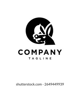 Letter Q Crazy Donkey Logo Icon