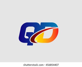 Letter Q and D logo
