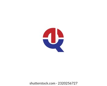 Letter q d logo design for fashion brand, initial wedding invitation, business finance, vector and illustration,