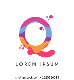 Letter q design template. Vector illustration eps 10