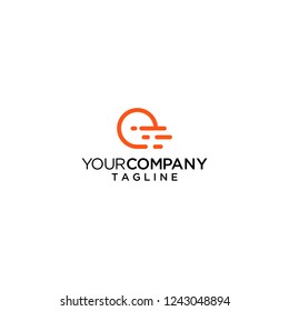 letter Q digital tech logo vector icon