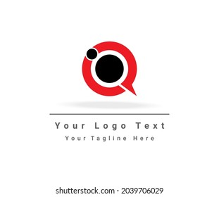 Letter Q with Dots and Lines logotype,Fast Speed, Delivery, Digital and Technology for your Corporate identity