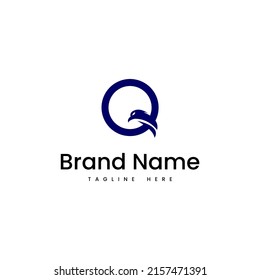 Letter Q Eagle Logo Template