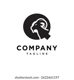 Letter Q Eid Al-Adha Logo Icon Vector