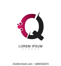 Letter Q Icon With Creative design Modern. Vector Illustration