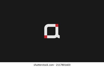 Letter Q icon logo with Background