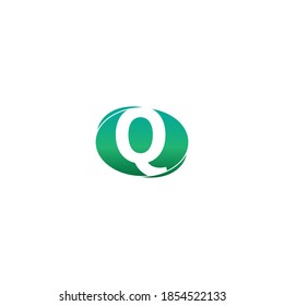 Icono de letra Q logo de diseño creativo vector