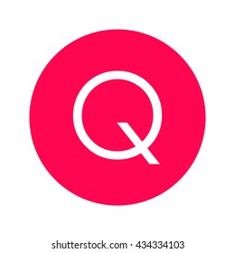 The Letter Q Icon Ui Vector Eps Jpg Picture Flat App