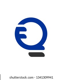 Letter Q initial logo design , vector
