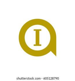 letter q with letter i inside logo
